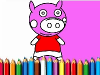Bts pig coloring game