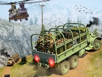 Army cargo transport driving online