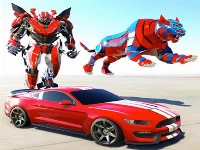 Transformers car robot transforming game