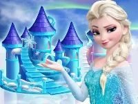 Princess frozen doll house decoration