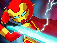 Iron man - stickman fight
