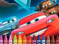 Mcqueen cars coloring