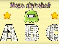 Maze alphabet