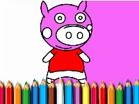 Bts pig coloring book