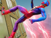 Light speed superhero rescue mission