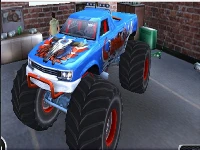 Monster truck stunt adventure