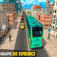 Passenger bus simulator city game