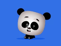 Cute panda memory challenge