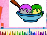 Online ice cream coloring