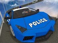 Impossible police car track 3d 2020
