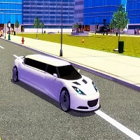 Big city limo car driving game