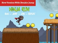 Enjoy ninja run, a perfect platform game to play
