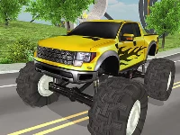 Monster truck driving simulator game