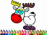 Bts deer coloring book