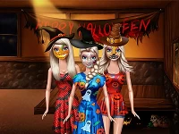 Spooky halloween dolls