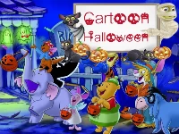 Cartoon halloween slide puzzle