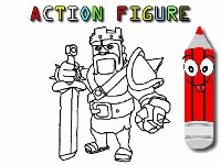 Action figure coloring