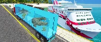 Sea animal cargo truck