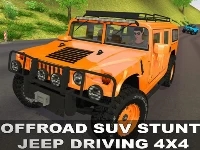 Offraod suv stunt jeep driving 4x4