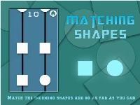 Matching shapes