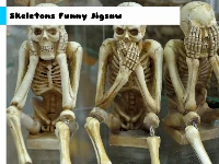 Skeletons funny jigsaw