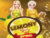 Lemony girls at prom