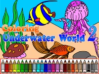 Coloring underwater world 2