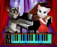 Talking tom piano time
