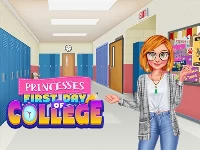Princesses first day of college