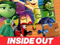 Inside out jigsaw puzzle