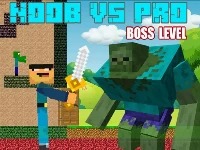 Noob vs pro - boss levels