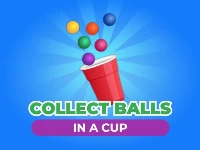 Collect balls in a cup