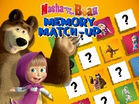 Masha and the bear memory match up