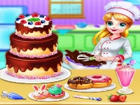 Sweet bakery chef mania- cake games for girls
