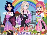 Kawaii princess at comic