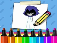 Teen titans go! how to draw raven