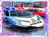 Police cars jigsaw puzzle slide