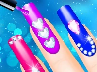 Glow nails: manicure nail salon game for girls