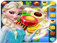 Elsa sweet candy match-3