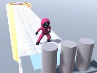 Squid gamer runner obstacle