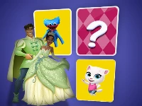 The princess and the frog memory card match