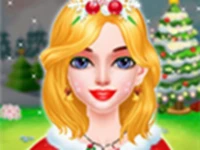 Christmas makeup salon - makeover game