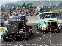Racing trucks jigsaw