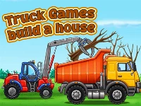 Truck games - build a house