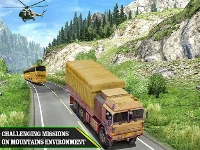 Us army uphill offroad mountain truck game 3d