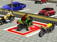 Superhero city bike parking game 3d