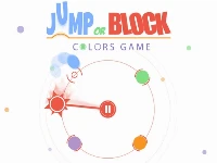 Jump or block colors game