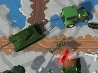 Farmers stealing tanks