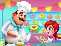 Donut cooking game