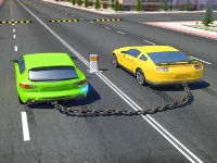 Chained cars against ramp hulk game
